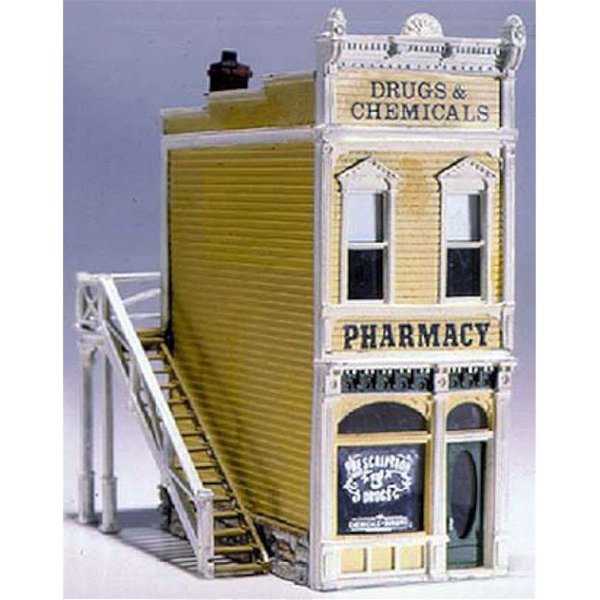 Woodland Scenics HO Pharmacy Detail Building Kit WO301196
